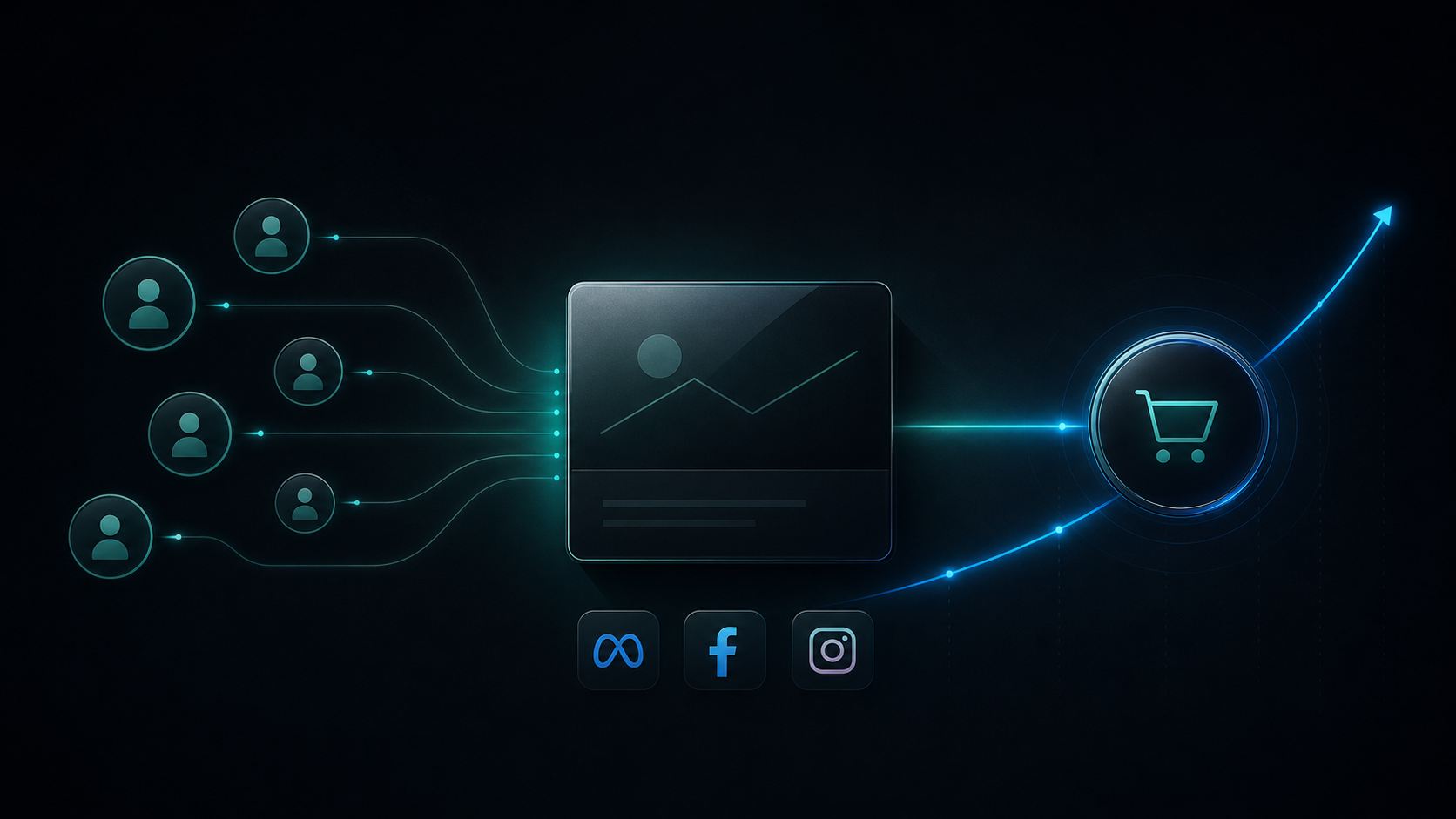 Płatne social media z mierzalnym efektem (grafika AI)